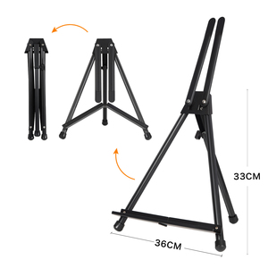 Tùy chỉnh di động có thể điều chỉnh kim loại <span class=keywords><strong>mini</strong></span> hiển thị Tabletop nghệ thuật giá vẽ cho các nghệ sĩ - Product Image 1
