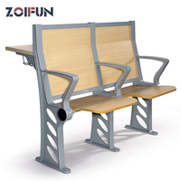 Meubles modernes, table et chaise d'université en bois bon marché, table et chaise de salle de conférence, chaises de salle de classe, chaises de théâtre