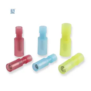 24-10 AWG Bullet Shaped Cable Joiners Nylon Fully Insulated Female Male Bullet Butt Connector Quick Disconnect Terminal