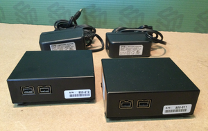 PLC Newnex FireNEX800 <strong>FireWire</strong> <strong>800</strong> Fiber Extender Repeater Pair w/ PSU NEW Warranty Product - Product Image 1