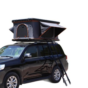 Carpa de techo para coche de aleación de aluminio con apertura automática rápida, doble capa, para las cuatro estaciones, para acampar al aire libre, impermeable - Product Image 5