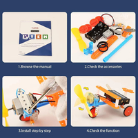 Kits de construction de robots en plastique en gros, petits ensembles de bricolage pour créateurs, jouets éducatifs pour cadeaux d'anniversaire