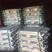 Lingots d'aluminium de haute qualité, matière première pure, alliage d'aluminium avec composition chimique Al, prix et stock