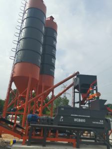 Centrale à béton mobile certifiée CE ISO 500t/h tout-en-un, machine de malaxage de béton stable avec moteur PLC - Product Image 3