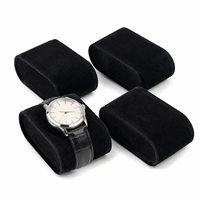Coussin de présentation en velours personnalisé avec logo pour montre, support d'insertion pour boîte à montres, organisateur, emballage de vente au détail