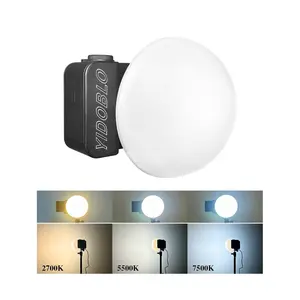 Luz LED cob portátil para estúdio de vídeo, luz LED para show ao vivo, Tik Tok, luz de preenchimento de anel de transmissão, ZC-100 2700-7500K