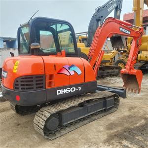 Excavatrice d'occasion Doosan DH60, performances stables, mini-excavatrice sur chenilles Dh60-7, faible consommation d'énergie et longue durée de vie, en vente chaude - Product Image 5