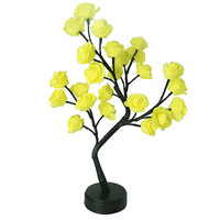 Arbre artificiel en forme de rose LED, lumières de nuit à LED blanc chaud, variateur d'intensité, IP33, chambre à coucher, occasions spéciales, Saint-Valentin