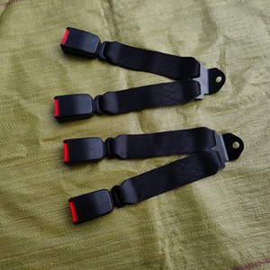Boucle de ceinture de sécurité à double sangle, base 30 cm, connecteur femelle en polyester ABS à deux points pour ceinture de sécurité de voiture - Product Image 3