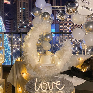 Décoration de gâteau en acrylique style déesse, motif fleur, lune, bateau, avec fil perlé, thème miel et douceur, pour anniversaire et événementiel - Product Image 3