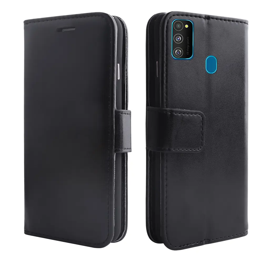 Laudtec Wallet Style Flip Cover Case for Samsung Galaxy M30s Leather Flip Cover