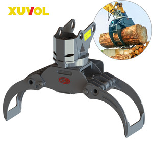 รถขุด 6 ตัน 7 ตัน 8 ตัน 9 ตัน พร้อมอุปกรณ์จับไม้แบบหมุนได้ - Product Image 1