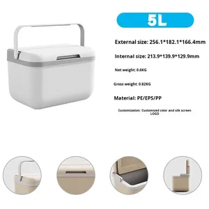 Caja <span class=keywords><strong>de</strong></span> refrigeración portátil <span class=keywords><strong>para</strong></span> exteriores aislada ecológica <span class=keywords><strong>de</strong></span> 5L <span class=keywords><strong>para</strong></span> conservación <span class=keywords><strong>de</strong></span> leche materna, almacenamiento <span class=keywords><strong>de</strong></span> <span class=keywords><strong>vacunas</strong></span>, entrega <span class=keywords><strong>de</strong></span> alimentos <span class=keywords><strong>de</strong></span> mano - Product Image 2