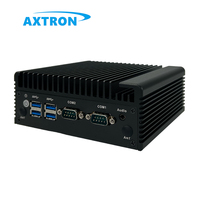 Mini PC Industrial Nueva con Intel Core I3, RAM DDR3, SSD de 128/256/512 GB, Diseño sin Ventilador, 2xCOM, Enchufe Estadounidense, Sistema Operativo Linux/Windows