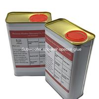 Pegamento Especial para Altavoces Subwoofer, Pegamento Amarillo (Pegamento Universal) para Marcos Anchos y Arañas, Piezas de Repuesto para Fuente de Vibración de Papel de Tambor