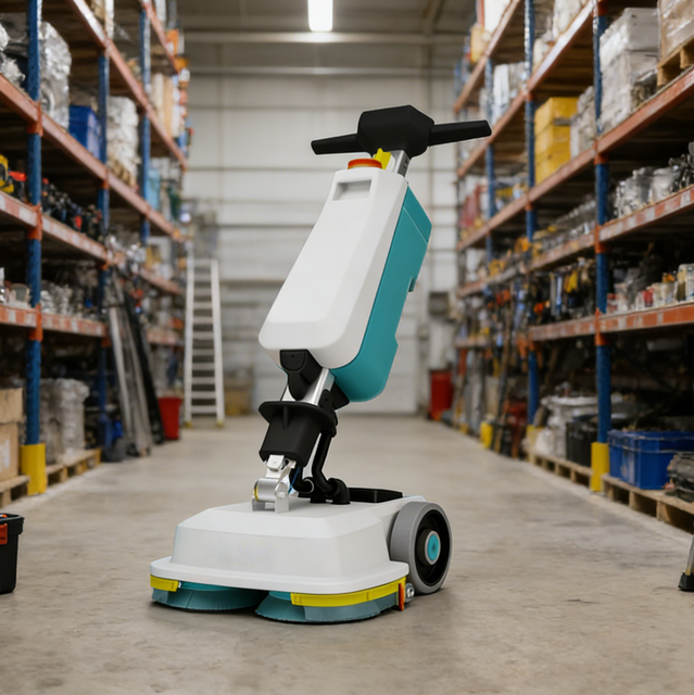 Leo High Performance Industrial Floor Scrubber Autonomous for Stadium Floor Cleaning Wax Machine Tool