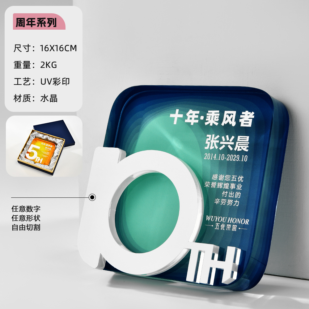 Décimo aniversario: color de fondo personalizable