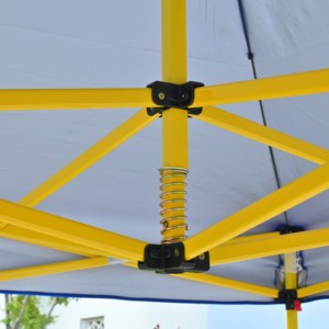 Carpa Plegable con Estructura Hexagonal Reforzada, Fácil de Desmontar, para Ferias de Comida y Puestos de Venta de Aperitivos - Product Image 4