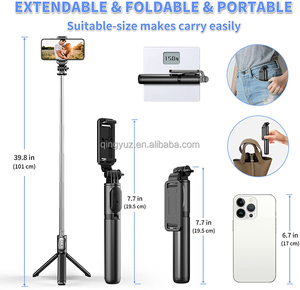 Nouveaux Produits 65CM ~ 100CM Flexible Selfie Bâton avec Télécommande Vidéo <span class=keywords><strong>Trépied</strong></span> Pour Gopro Voyage Multifonction Selfie Bâton Pour <span class=keywords><strong>Tik</strong></span> <span class=keywords><strong>Tok</strong></span> - Product Image 2