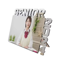 Cadre photo personnalisé en MDF vierge pour sublimation, design tendance, idéal pour les diplômes