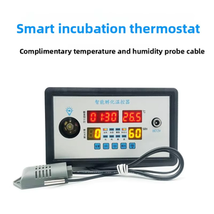 Termostato Inteligente Digital ZFX-W9002, Control <span class=keywords><strong>de</strong></span> Temperatura y Humedad, Incubadora con Volteo Automático <span class=keywords><strong>de</strong></span> Huevos 360°, 12V/220V - Product Image 3