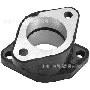 Connecteur de collecteur d'admission Yamaha Warrior Yfm350, en caoutchouc, diamètre 36mm, espacement des trous de 60mm, pour réparation de moto tout-terrain - Product Image 2