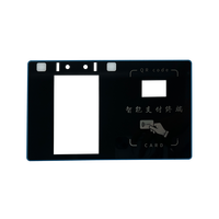 Panneau tactile capacitif OEM 5 pouces G+G, module CTP GT911 avec découpe personnalisée et sérigraphie translucide pour terminal de paiement