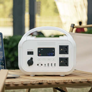 Station d'alimentation portable LiFePO4 600W 220V 230V, générateur solaire à onde sinusoïdale pure avec panneau solaire MPPT, démarreur de secours pour camping en extérieur - Product Image 1