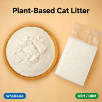 Litière pour chat écologique biodégradable à agglomération rapide, 98 % sans poussière, contrôle des odeurs supplémentaire, très absorbante, à base de manioc