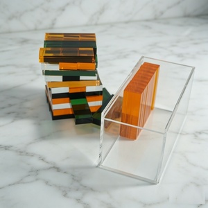 Bloques de Construcción Acrílicos Populares, Juego de Torres, Juguetes Educativos de Apilamiento para Niños, para el Hogar - Product Image 4
