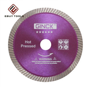 Lama Diamantata Turbo Ultra-sottile da 115mm con Denti Sottili per Taglio di Piastrelle, Pietra e Granito - Product Image 1