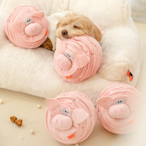 Moderno simpatico animale frutta giocattolo interattivo per cani tratta Puzzle lento alimentatore tappetino che nasconde cibo Beep giocattolo - Product Image 6