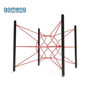 Professional Production Outdoor Playground Climbing Rope Net Playground For Garden And City Park