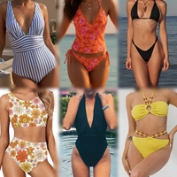 Trajes de Baño Sexys para Mujer, Lote Mixto al por Mayor, Varios Diseños y Estampados, Paquete Surtido para Fiestas y Vacaciones, Suministro a Granel, Tallas Grandes
