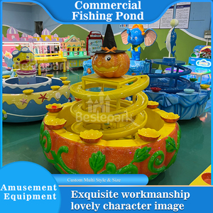 อุปกรณ์สวนสนุก สระตกปลาไฟเบอร์กลาส เกมส์สระน้ำ ตกปลาฟักทองฮาโลวีน - Product Image 5