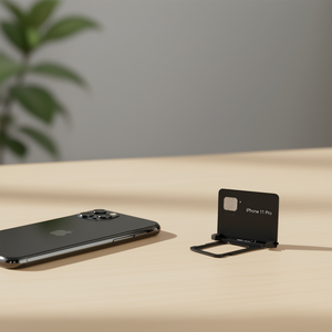 Vassoio porta SIM nero per iPhone 11 Pro, ricambio - Product Image 2