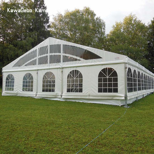 Tenda Industriale Grande per Magazzino Esterno Kawagebo Kamp con Copertura in PVC Ignifugo e Impermeabile e Telaio in Alluminio - Product Image 2