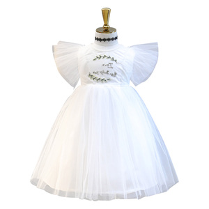 Vestido de Verano Informal de Algodón con Bordado para Niñas, Ropa Infantil, Se Busca Distribuidor - Product Image 1