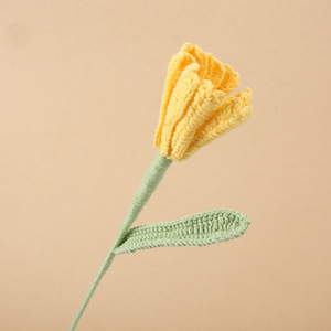 Fleurs de tulipes au crochet Kexiang, multicolores, fleurs artificielles pour décoration de mariage, accessoires de photographie, bouquets et arrangements. - Product Image 2