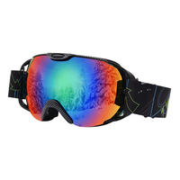 Lunettes de ski UV multicolores pour hommes et femmes, verres de sécurité pour caméra, Anti-buée, lunettes de neige, pour motocross/snowboard