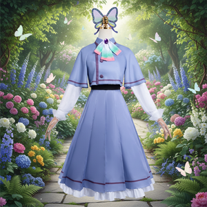 Disfraz de <span class=keywords><strong>Cosplay</strong></span> de Anime Demon Slayer <span class=keywords><strong>Kochou</strong></span> Kanae, Estilo Lolita con Vestido de Mariposa, para Fiestas de <span class=keywords><strong>Cosplay</strong></span>, Superventas - Product Image 5