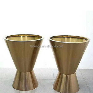 กระถางปลูกต้นไม้ขนาดใหญ่หรูหรา สำหรับใช้ภายในและภายนอกอาคาร ดีไซน์สร้างสรรค์ ทรงสูง วางพื้น เหมาะสำหรับตกแต่งสวน ขายดีสำหรับโรงแรม - Product Image 6