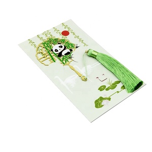 Adorable Panda esmalte marcapáginas accesorios de lectura únicos para amantes de los libros divertido Metal borla libro marcadores Idea de regalo - Product Image 6