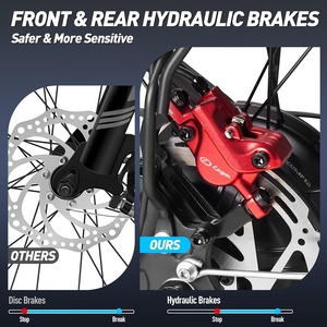 Vélo <span class=keywords><strong>pour</strong></span> adultes, batterie 32AH, autonomie de 100 miles, puissance maximale de 5000W, 52V, double moteur, vélo électrique 40-47 MPH, 24 pouces - Product Image 5