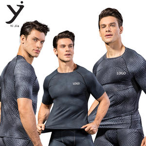 Vente en gros de t-shirts pour hommes, t-shirts imprimés en 3D pour hommes, t-shirts de fitness et d'entraînement PRO, t-shirts ajustés - Product Image 1