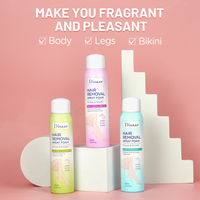 Spray mousse dépilatoire Disaar, sans douleur et en douceur, à l'aloe vera, au citron et à la rose, mousse dépilatoire biologique