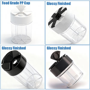 Populaire BBQ 4oz 5oz 8oz 9oz kruidenpotjes flesjes plastic kruidenflesjes specerijenflesjes met verzegeling condimenten <span class=keywords><strong>dispenser</strong></span> - Product Image 3