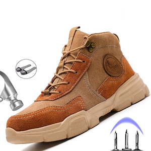 2020 scarpe da lavoro saldatura elettrica scarpe di sicurezza uomini punta in acciaio scarpe stivali a prova di puntura donne costruzione lavoro stivali - Product Image 1