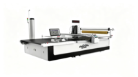 Machine de découpe CNC Bullmer pour tissus multicouches, coton, pantalons, jeans et costumes