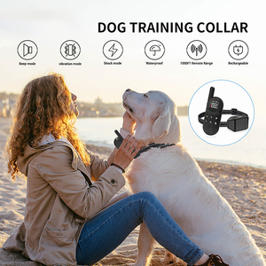 New Arrival <span class=keywords><strong>Dog</strong></span> Đào Tạo Thiết Bị Sạc Lại Và Không Thấm Nước 1000ft Từ Xa <span class=keywords><strong>Dog</strong></span> Đào Tạo Cổ Áo - Product Image 2